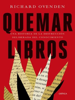 cover image of Quemar libros